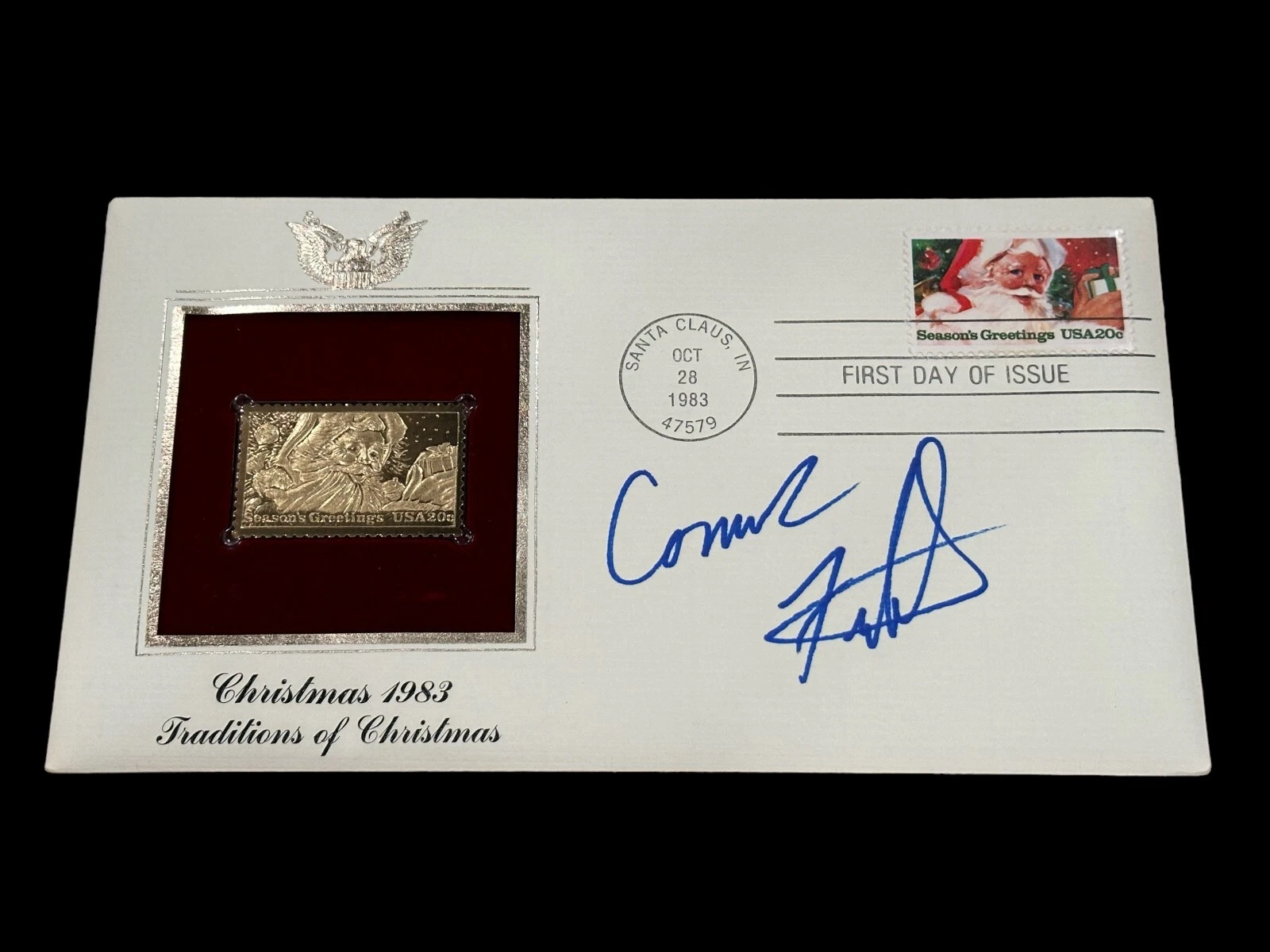 Connor Fields Olympic 1st American Gold Medal BMX Racer Signed Autograph FDC
