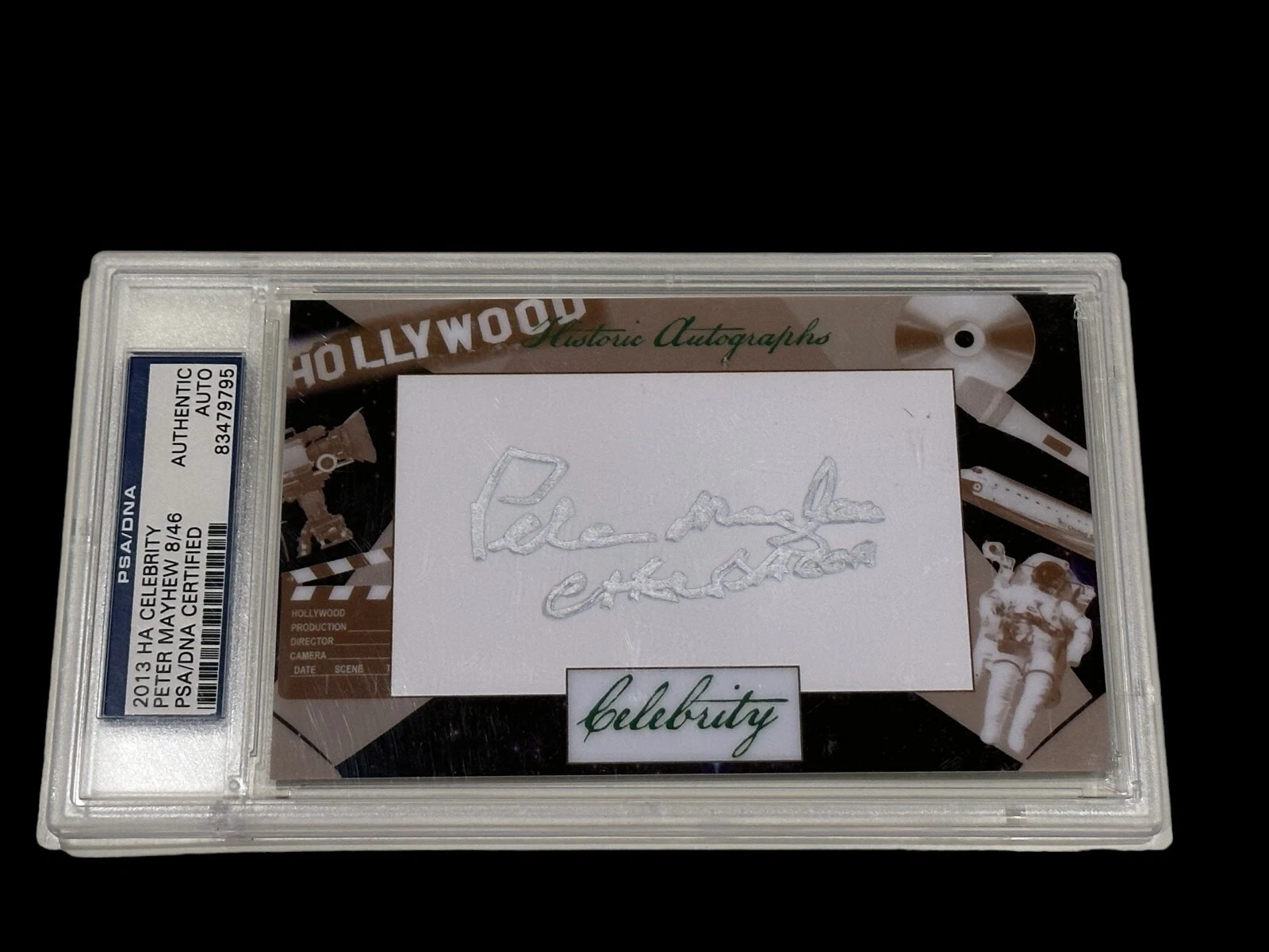 Peter Mayhew Star Wars Chewbacca 2013 Historic Autograph Signed PSA DNA Slab
