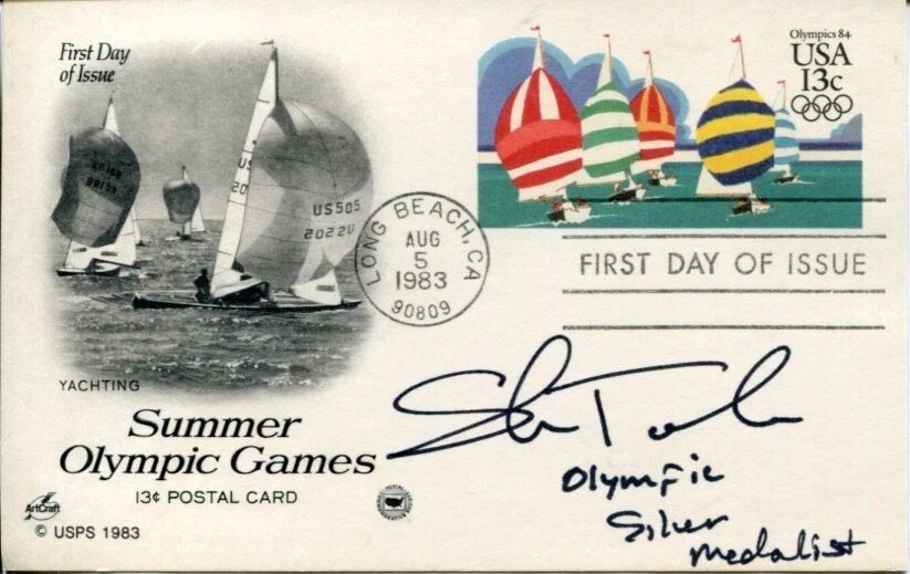 Sheena Tosta US Olympic Silver Track And Field Hurdler Signed Autograph FDC
