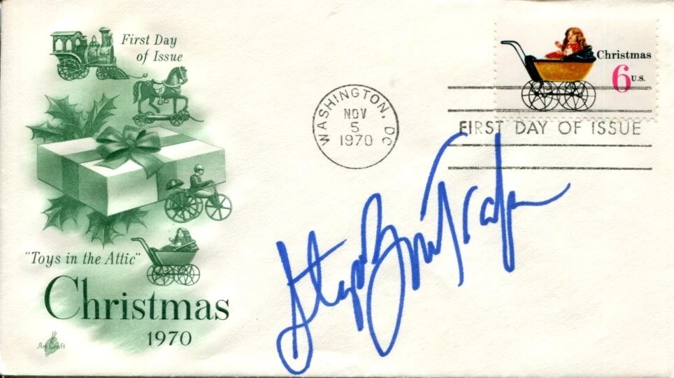 Stephanie Brown Trafton Olympic Gold Discus Track Field Signed Autograph FDC
