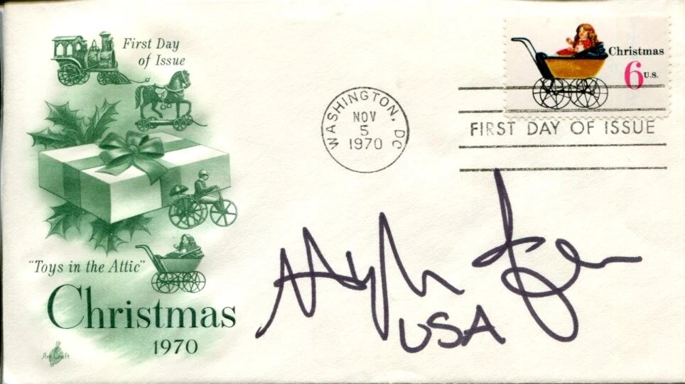 Hyleas Fountain US Olympic Silver Heptathlon Track & Field Signed Autograph FDC
