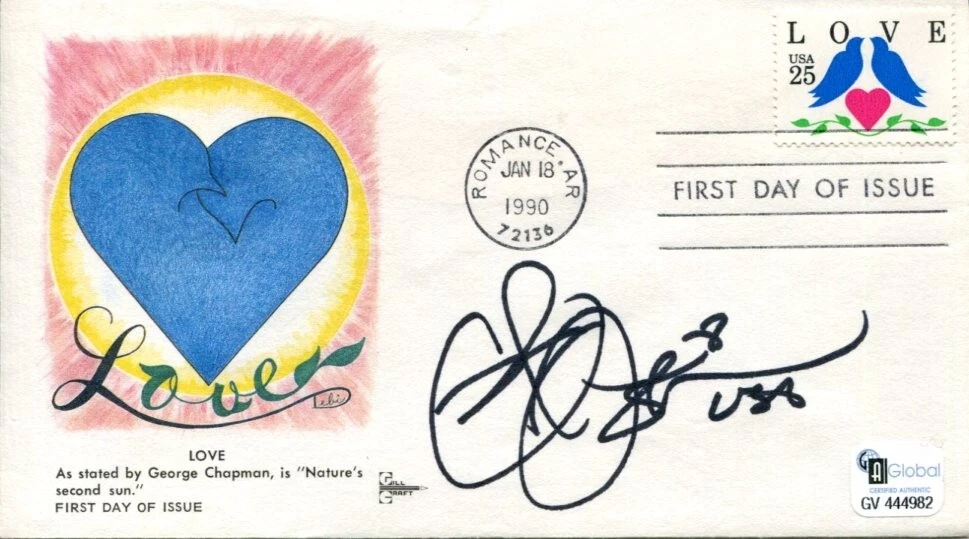 Cat Osterman Texas Longhorns Olympic Softball Team USA Signed Autograph FDC COA
