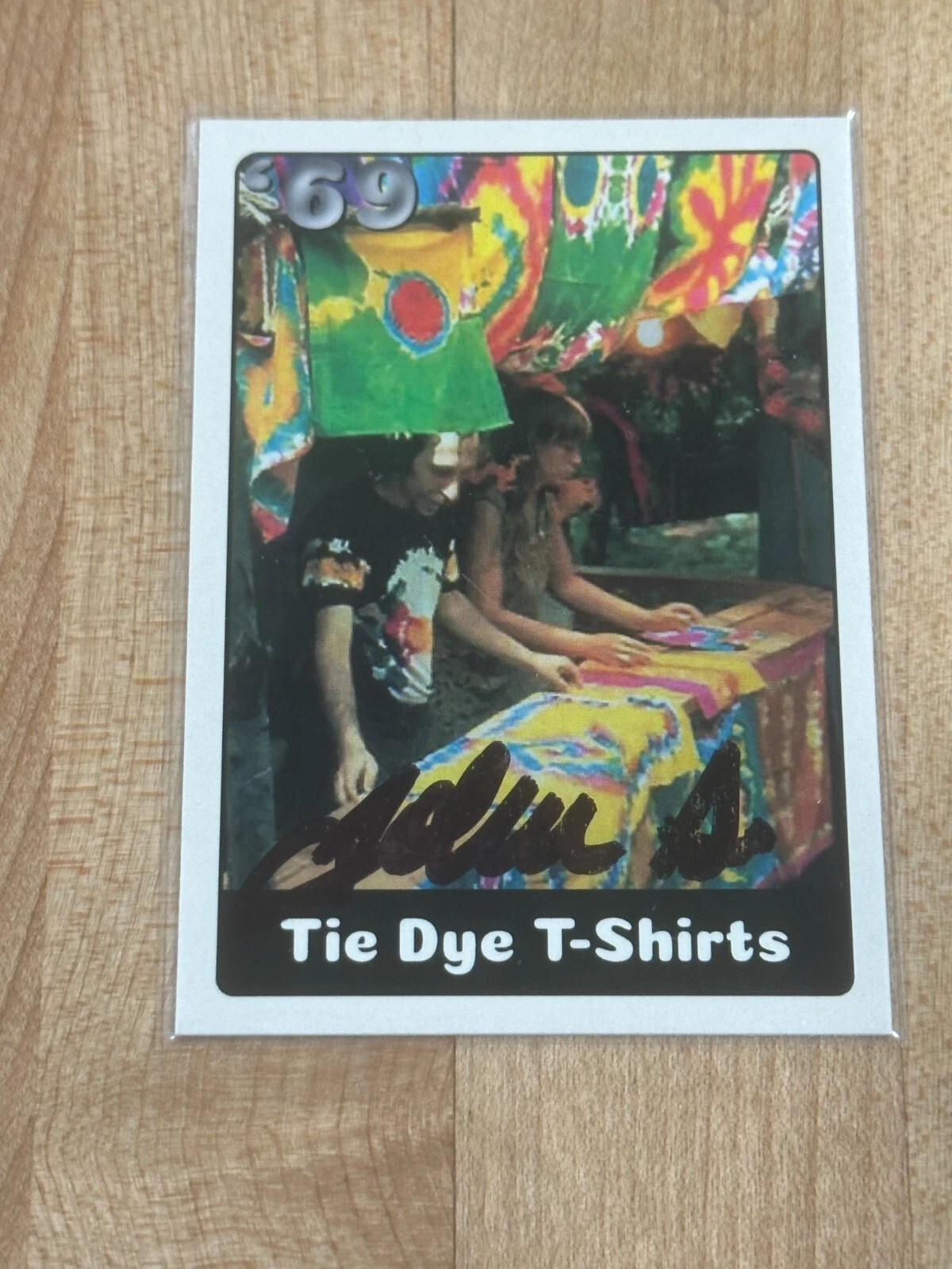 John Sebastian Lovin' Spoonful Signed 2019 Historic Autograph Tie Dye 1969 Card
