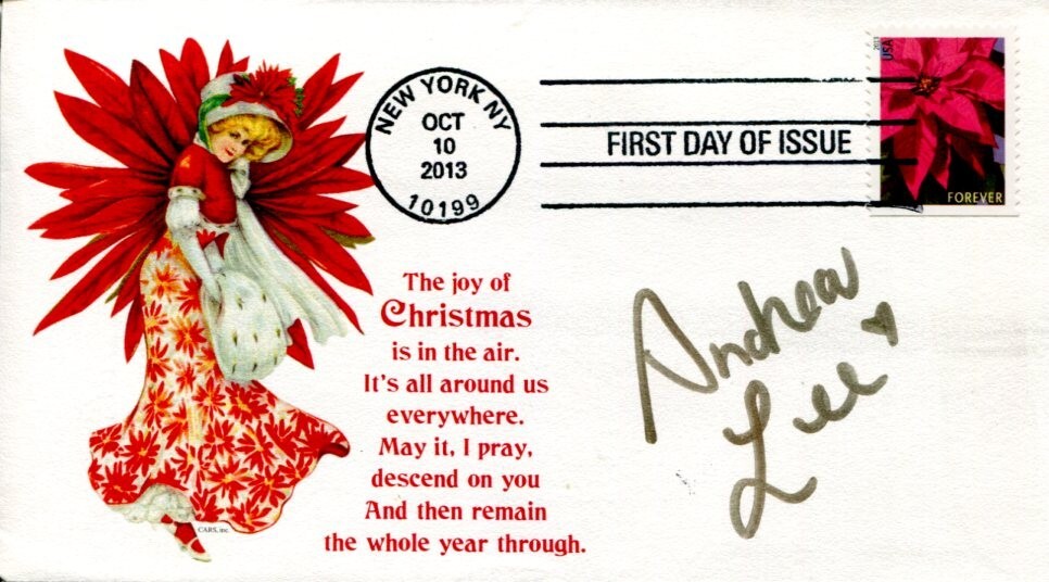 Andrea Lee UFC HOF Fighter Kickboxer Sexy Golden Gloves KGB Signed Autograph FDC
