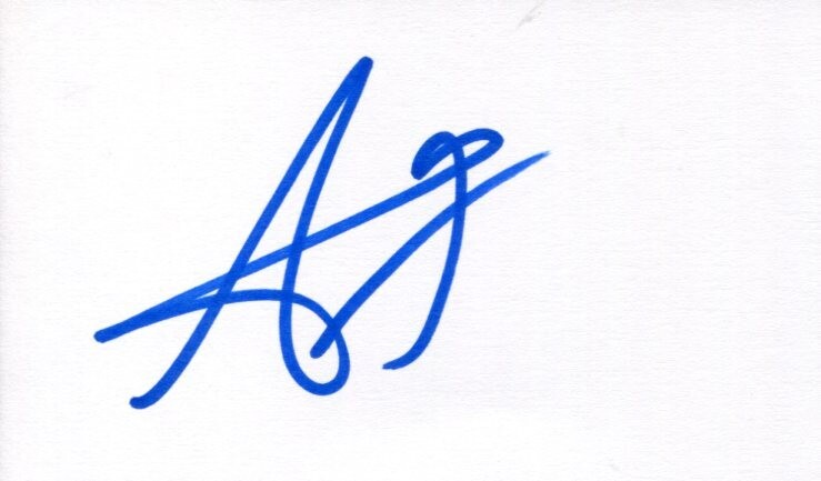 Grant Singer Music Video Director Taylor Swift Ariana Grande Signed Autograph
