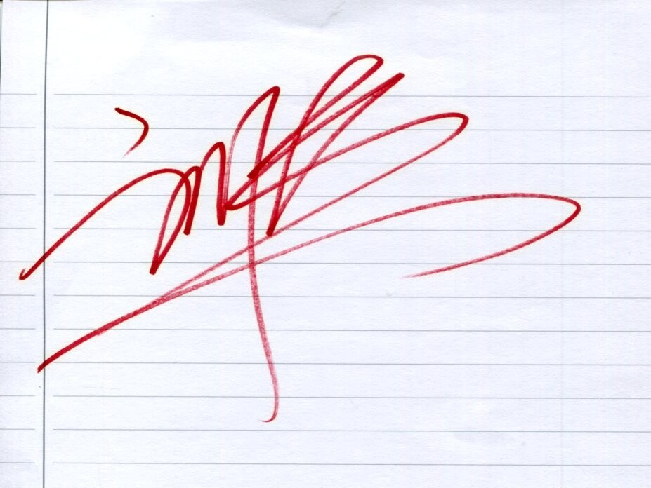 Jie Liu Deep in the Clouds Touxi Baby De Lan Chinese Director Signed Autograph
