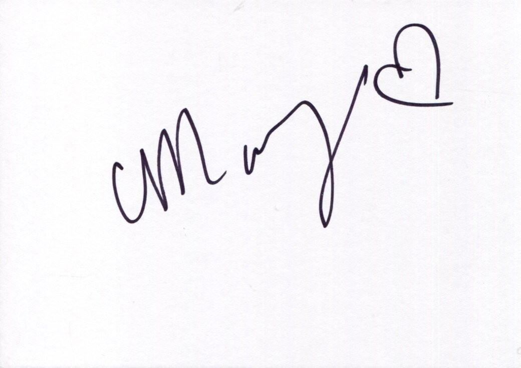Mary Berg Masterchef Canada Mary Makes It Easy Chef Host Signed Autograph
