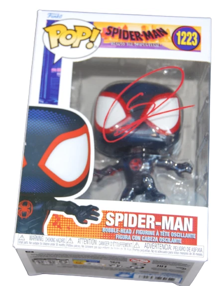 SHAMEIK MOORE signed (SPIDER MAN INTO THE VERSE) #1223 Funko Pop JSA AM06103

