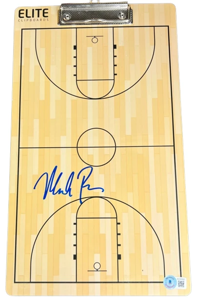 MARK FEW signed (GONZAGA BULLDOGS) basketball clipboard BECKETT BAS AC93085
