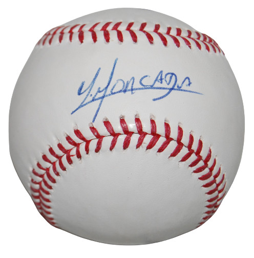 YOAN MONCADA signed (CHICAGO WHITE SOX) OML baseball BECKETT BAS AD27331
