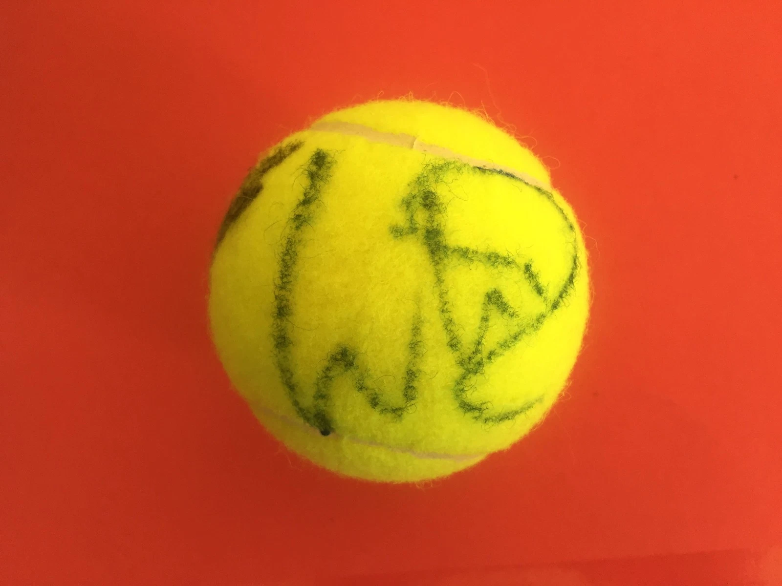 Kristina Mladenovic Timea Babos Tennis Wilson Tennis Ball Signed Auto
