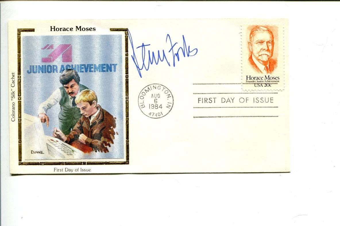 Steve Forbes Magazine Publisher Presidential Candidate Signed Autograph FDC
