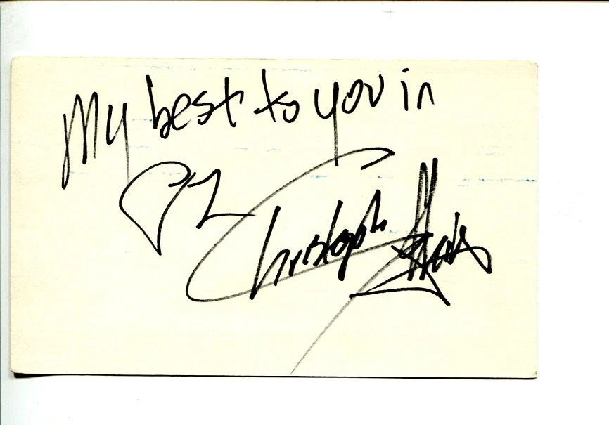 Christopher Atkins The Blue Lagoon Dallas Star Signed Autograph
