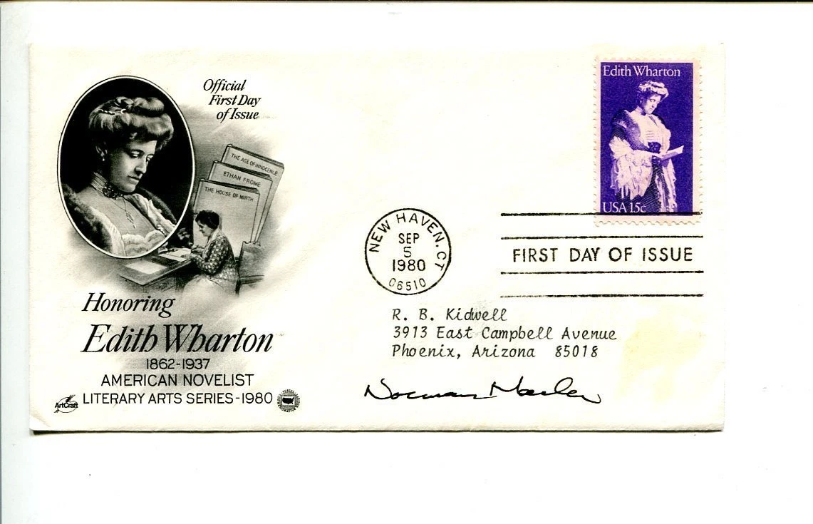 Norman Mailer The Executioner's Song Pulitzer Prize Author Signed Autograph FDC
