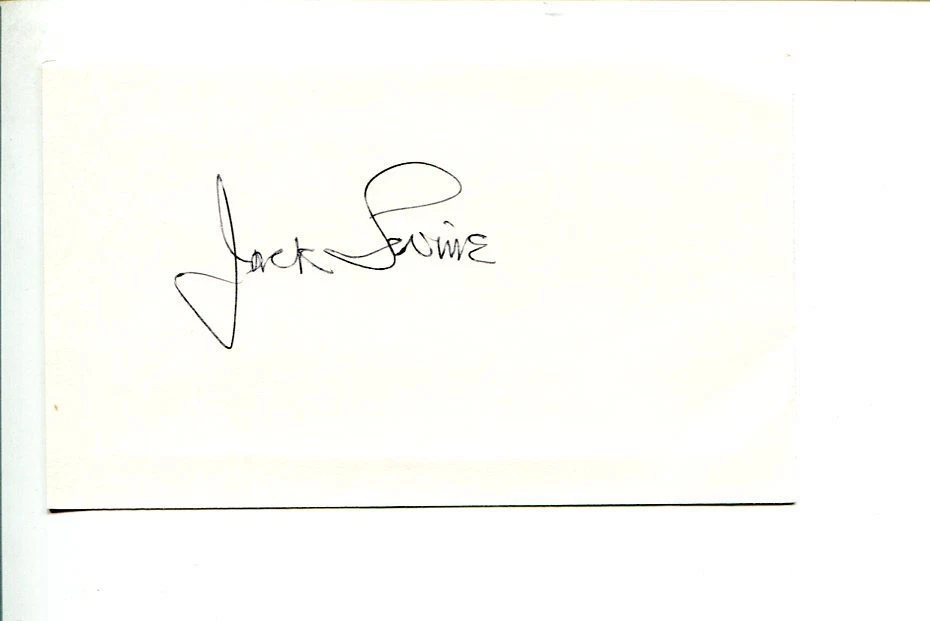 Jack Levine Famous Social Realist Artist Painter Printmaker Signed Autograph
