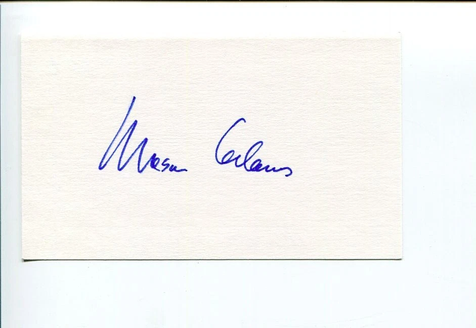 Mason Adams Lou Grant F/X The Cat in the Hat Omen III Signed Autograph
