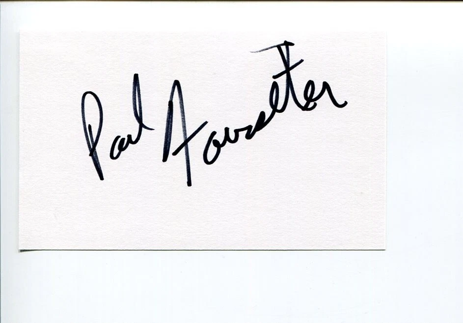 Paul Foerster Olympic Gold Sliver Sailing Flying Dutchman Signed Autograph
