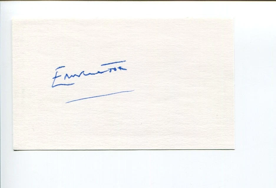 Edward Fox Gandhi James Bond The Day of the Jackal Rare Signed Autograph
