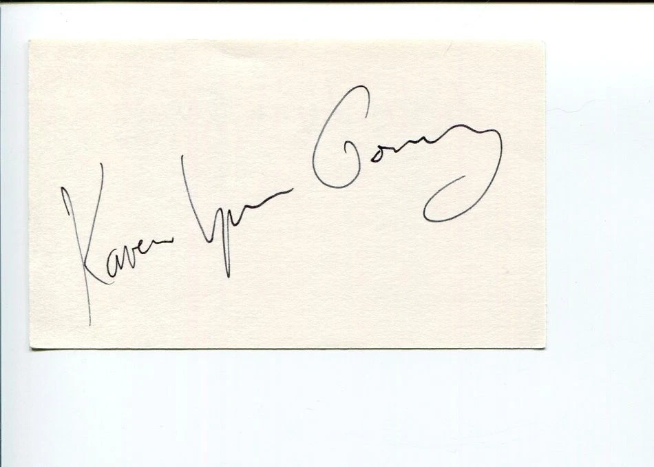 Karen Lynn Gorney Saturday Night Fever David and Lisa Signed Autograph
