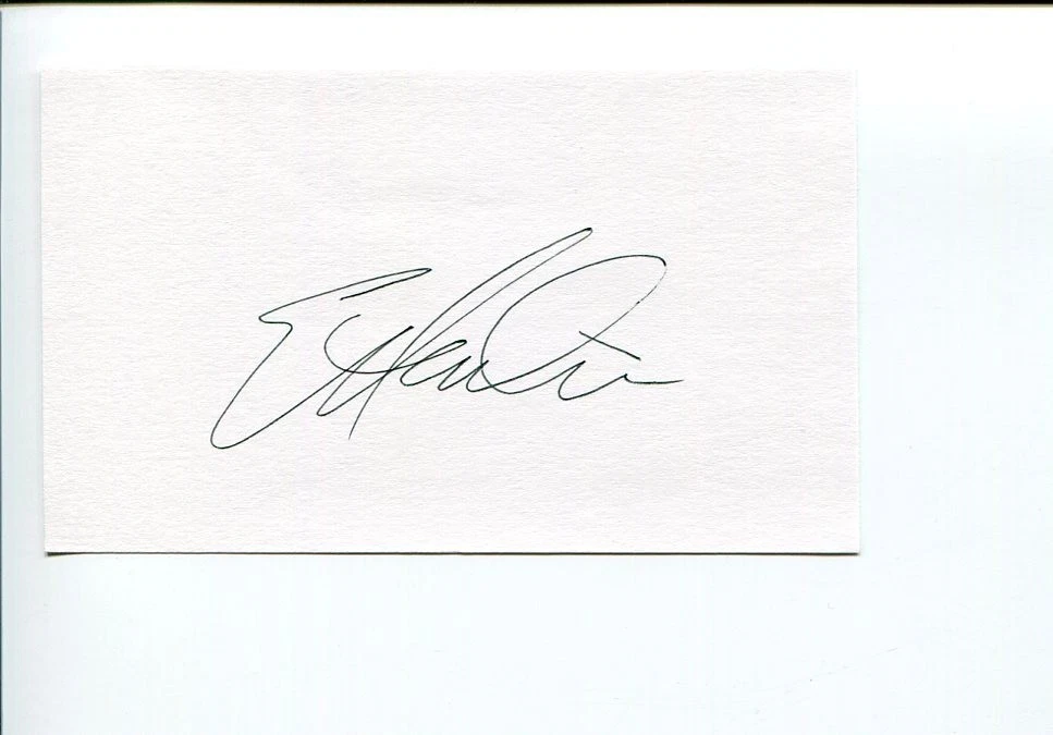Eric Heiden 1980 US Olympic Gold Medal Speed Skater Signed Autograph
