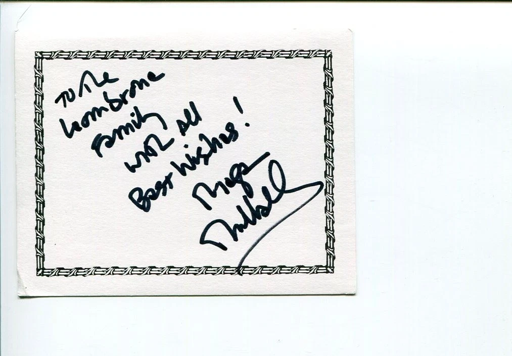 Megan Mullally Will And Grace Childrens Hospital Signed Autograph Bookplate
