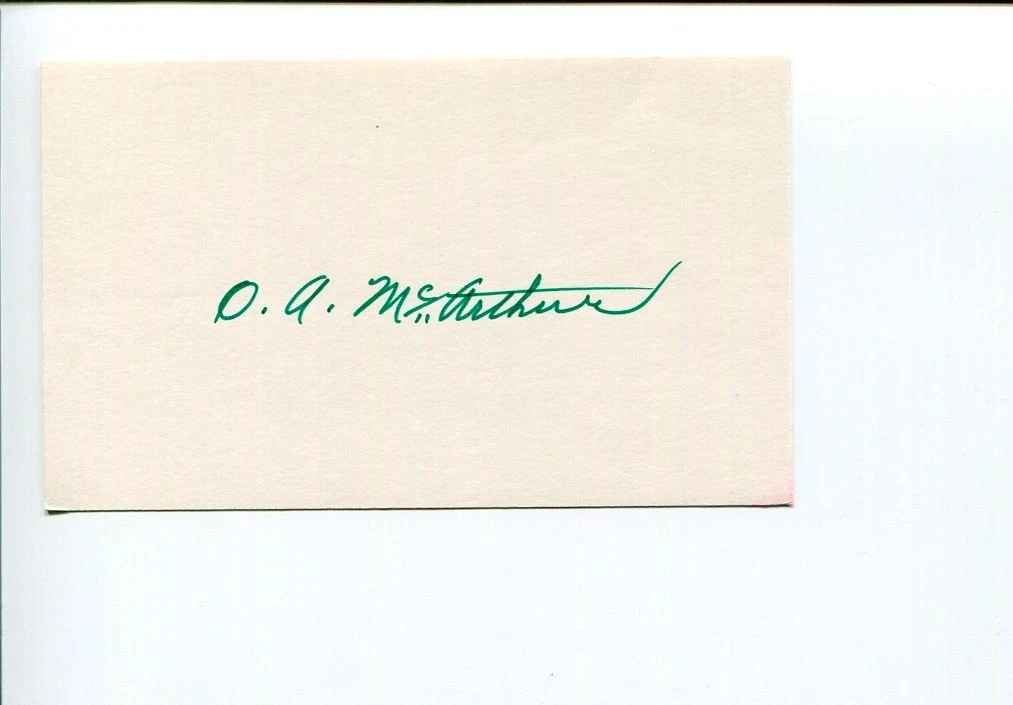 Dixie McArthur 1914 Pittsburgh Pirates Signed Autograph
