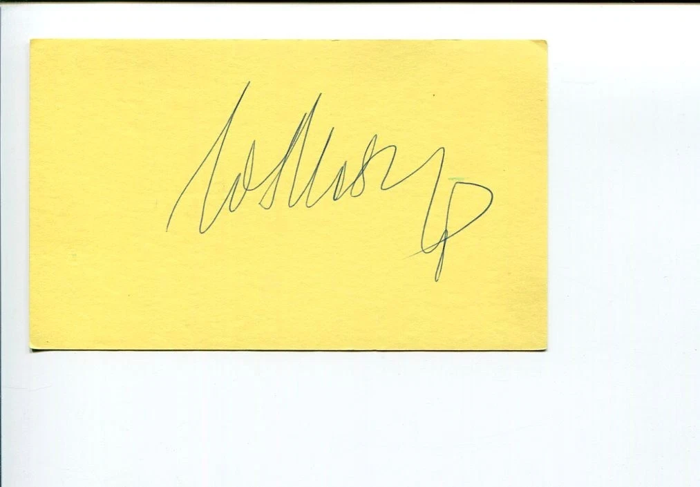 Yuri Mazurok Bolshoi Opera Metropolitan Opera Singer Rare Signed Autograph
