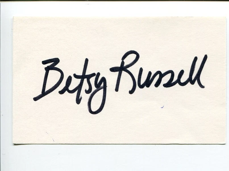 Betsy Russell Saw Jill Tuck Private School Sexy Rare Signed Autograph
