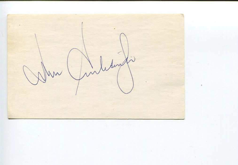 John Schlesinger Midnight Cowboy Director Oscar Winner Signed Autograph
