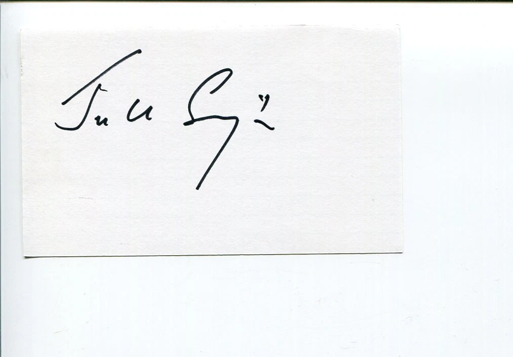 Jeev Milkha Singh 1st PGA Golf Golfer India Signed Autograph JSA
