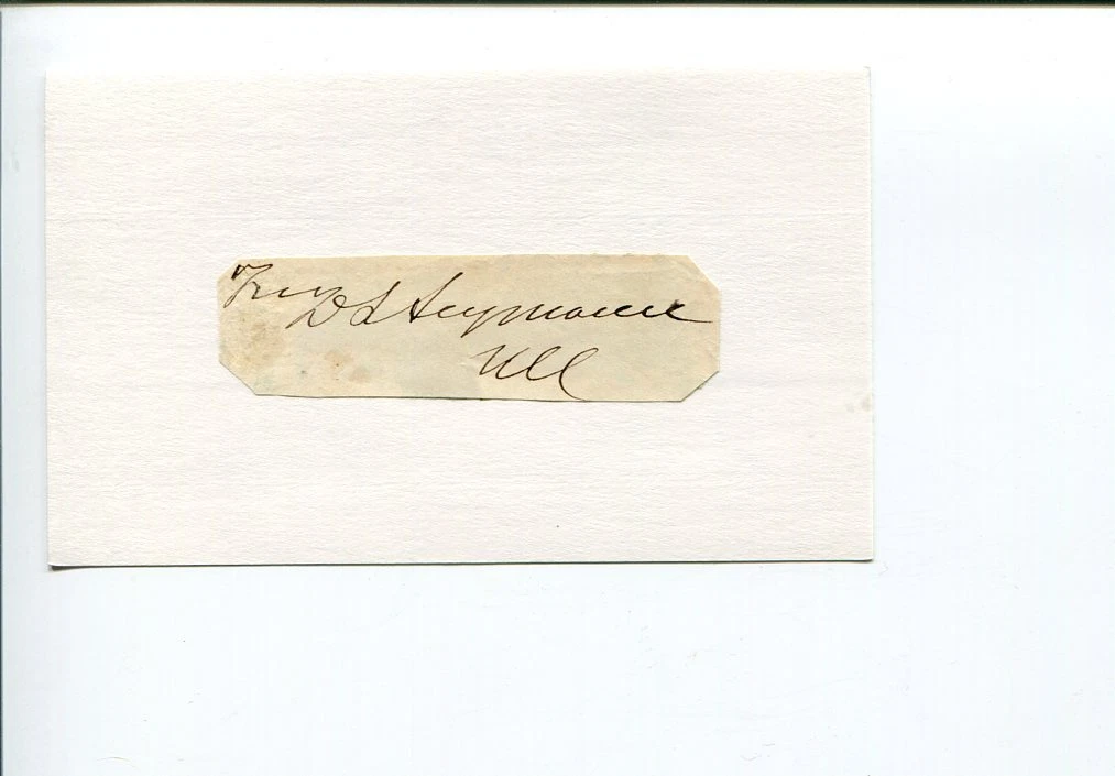 David L. Seymour NY New York US Representative Congress Signed Autograph
