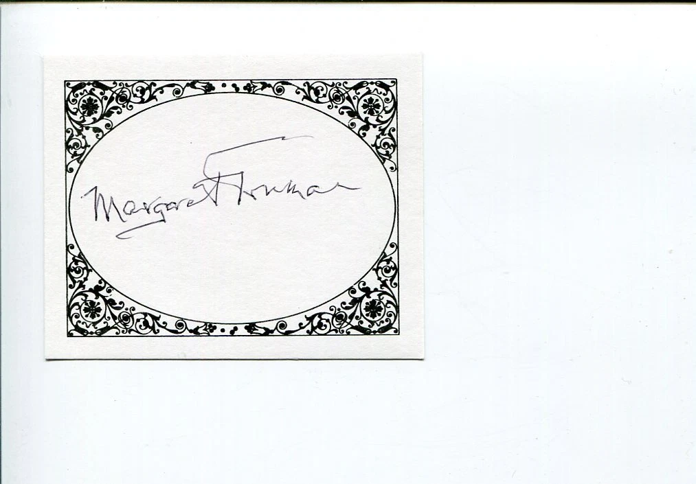 Margaret Truman Harry Daughter First Family & Author Signed Autograph Bookplate
