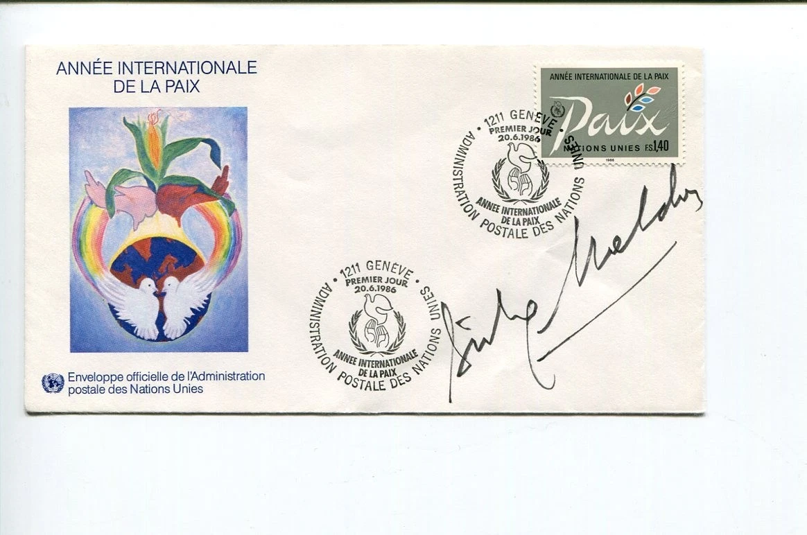 Sidney Sheldon Famous Author Oscar Winner Movie TV Writer Signed Autograph FDC
