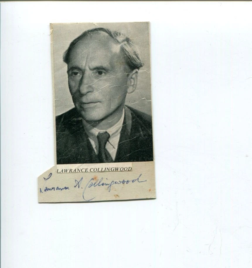 Lawrance Collingwood English Conductor Composer Sadler's Wells Signed Autograph
