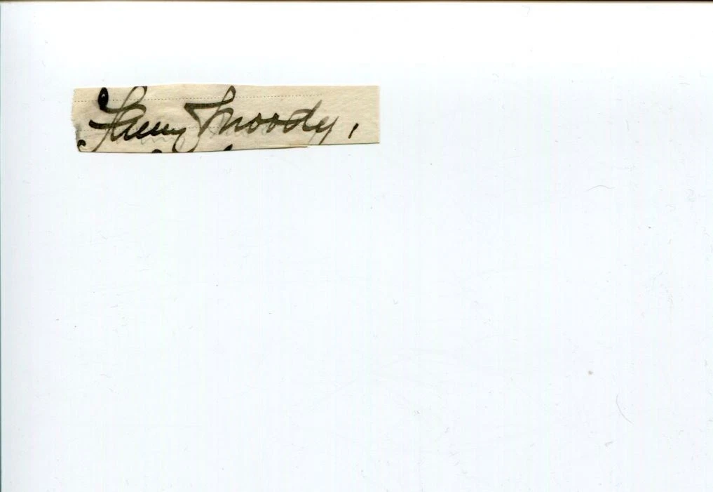 Fanny Moody Early Opera Singer Moody-Manners Company Signed Autograph
