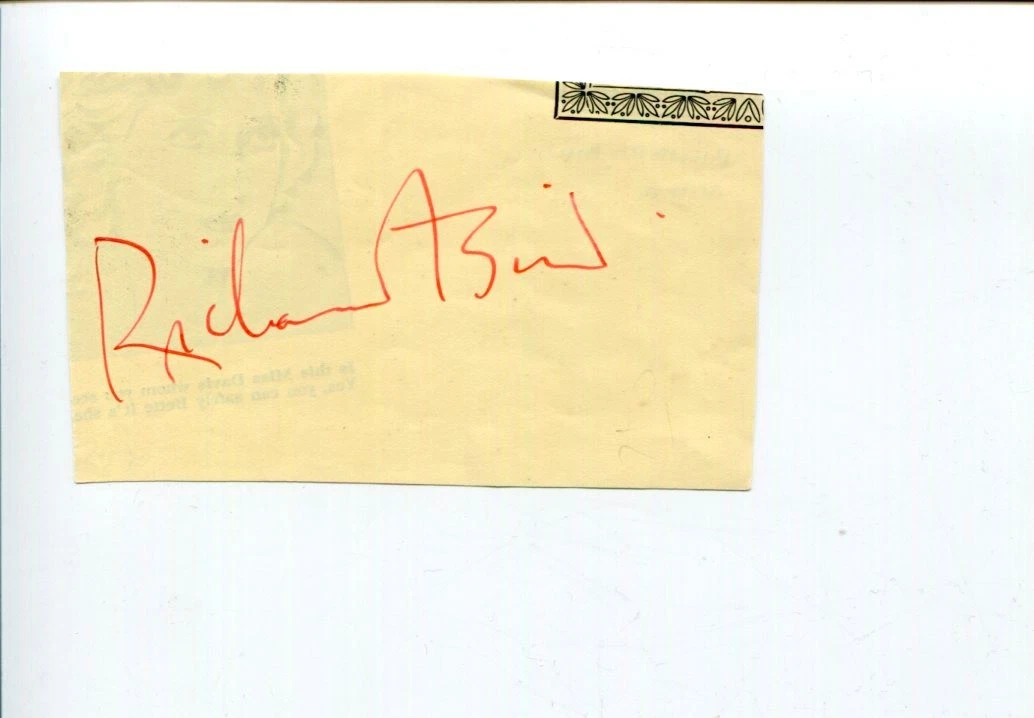 Richard Bird Actor Director Chamber of Horrors Terror The Halfway House Signed
