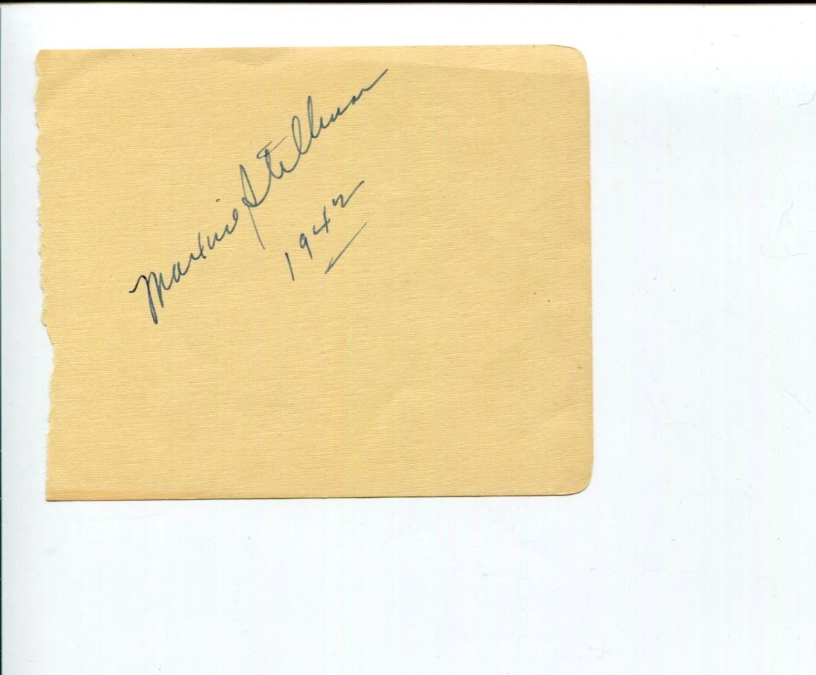 Maxine Stillman Early Opera Singer Signed Autograph
