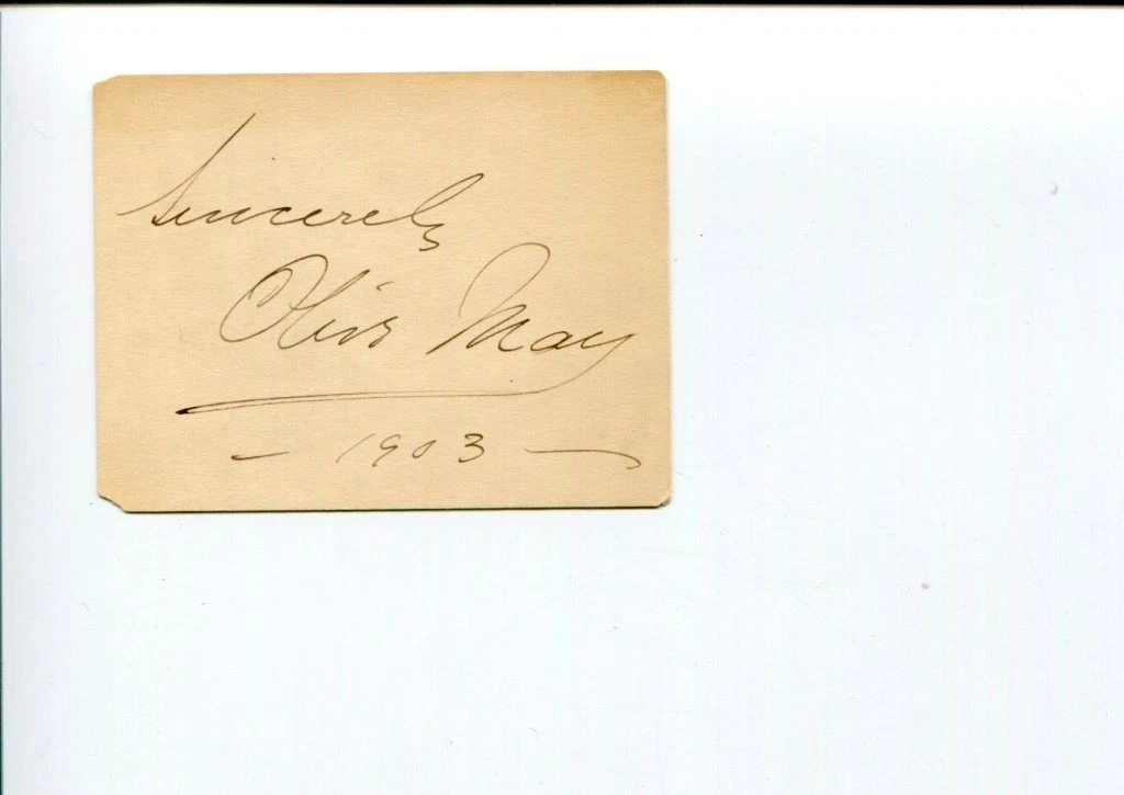 Olive May Countess of Drogheda & Theater Actress Signed Autograph
