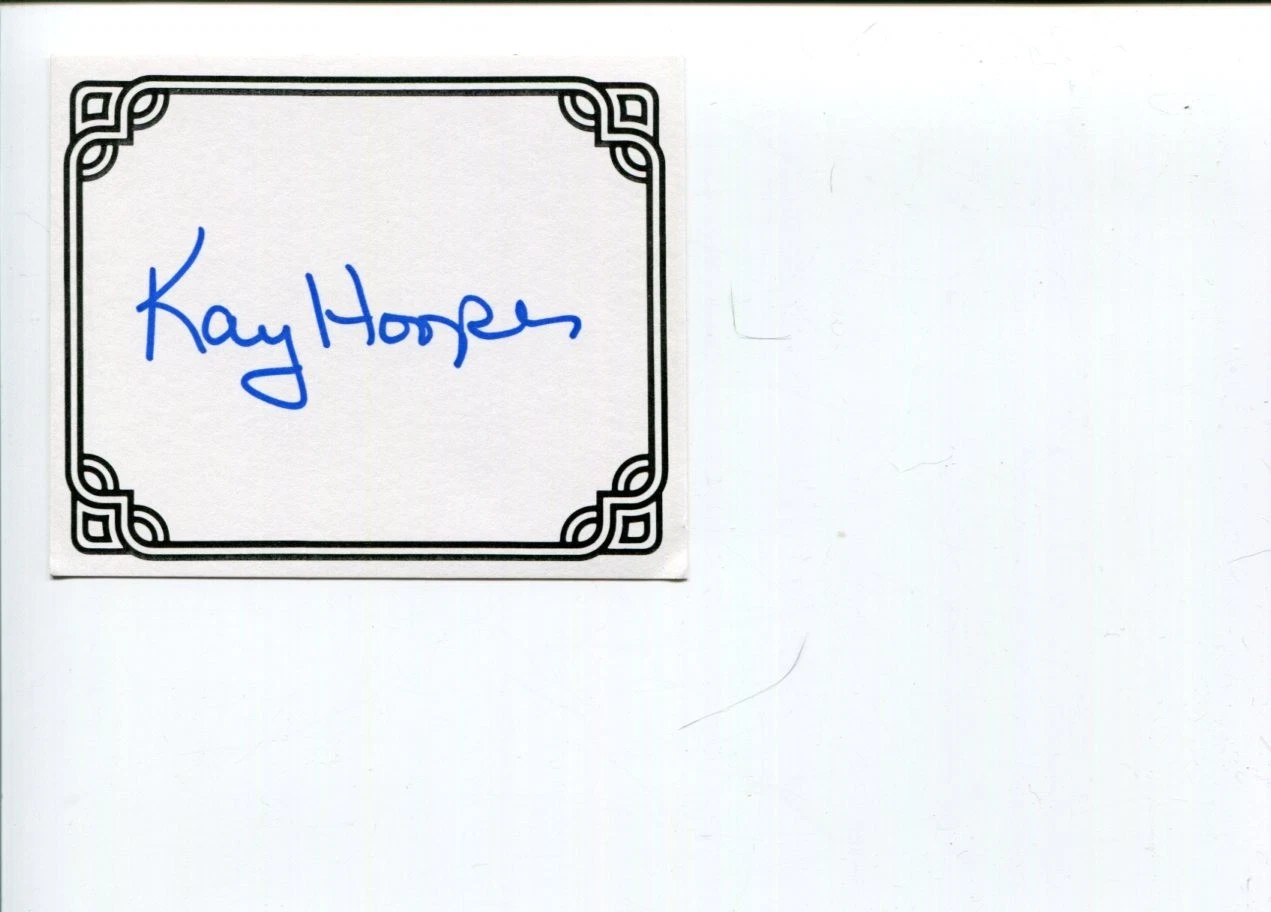 Kay Hooper Famous Mystery Author Signed Autograph Bookplate

