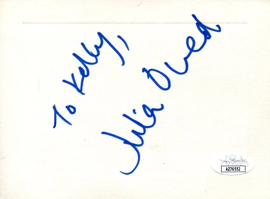 Julia Ormond Legends of the Fall Witches East End Sabrina Signed Autograph COA
