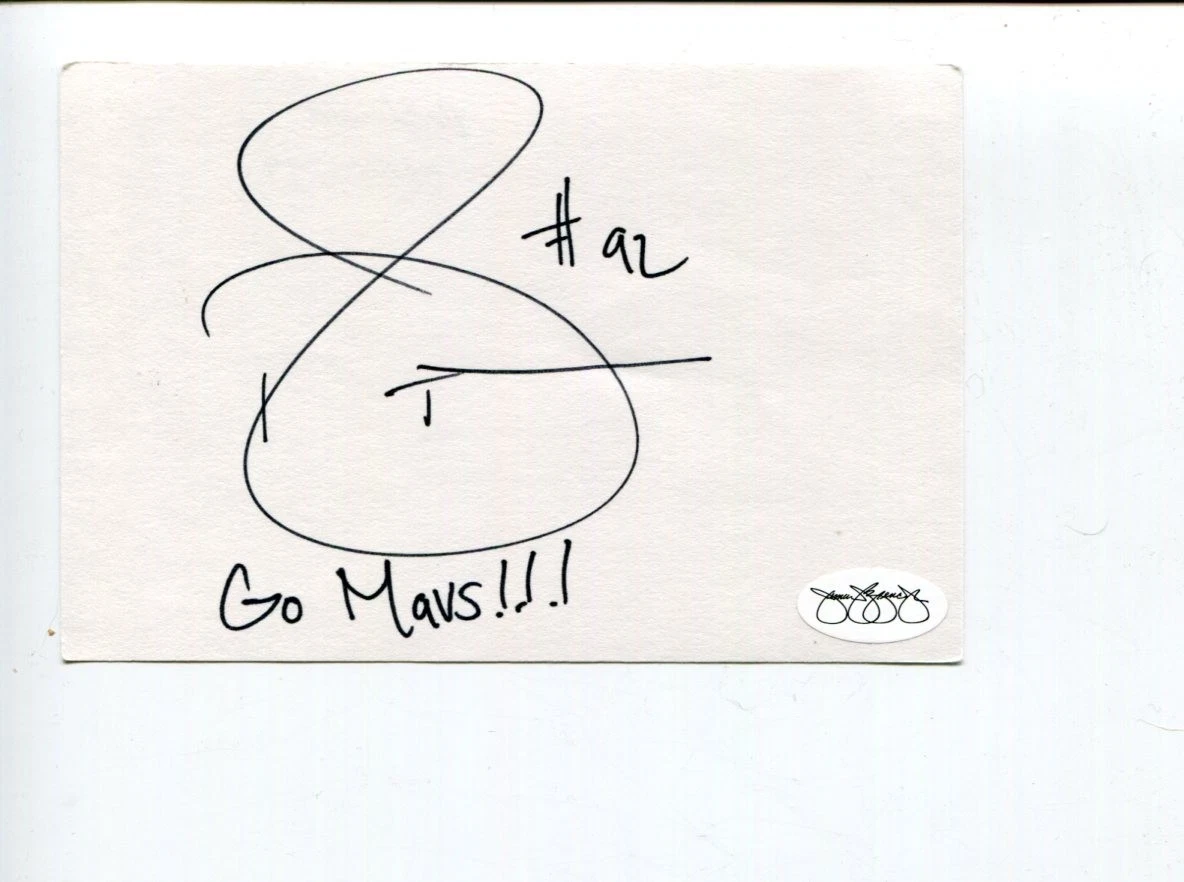 DeShawn Stevenson NBA Champ Dallas Mavericks Atlanta Hawks Signed Autograph JSA
