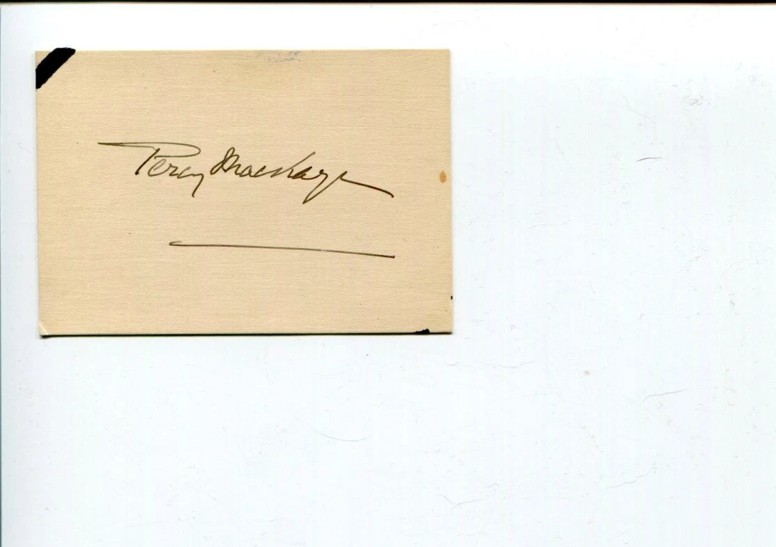 Percy MacKaye American Dramatist Poet Author Signed Autograph
