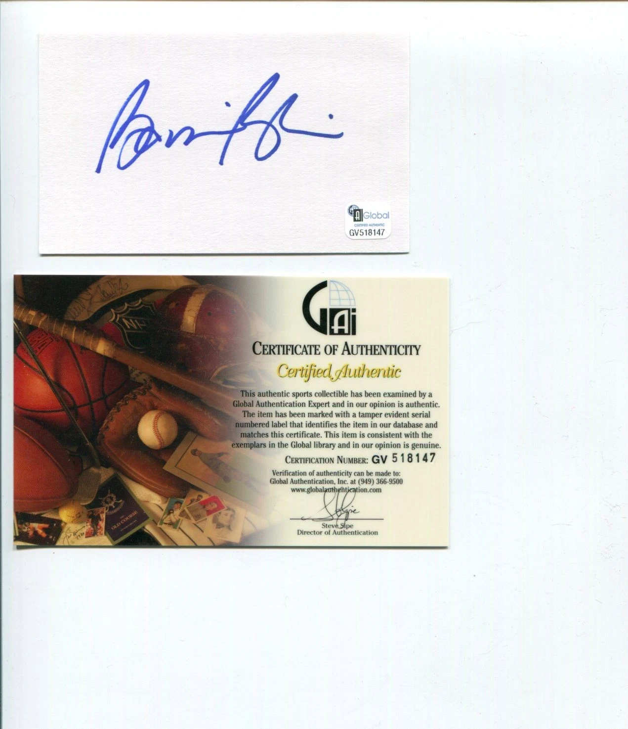 Bonnie Blair US Olympic Gold Medal Speed Skater Signed Autograph COA
