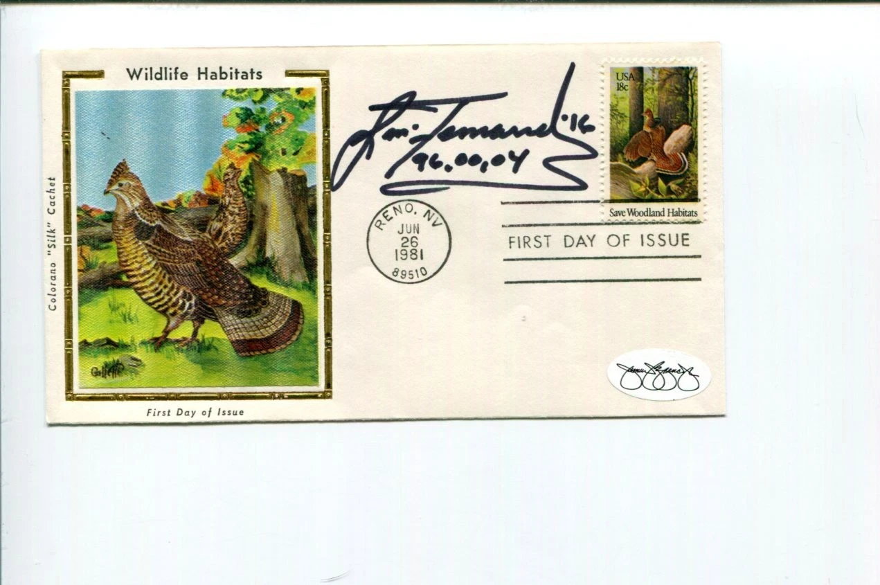 Lisa Fernandez US Olympic Gold Medal Softball Signed Autograph FDC JSA
