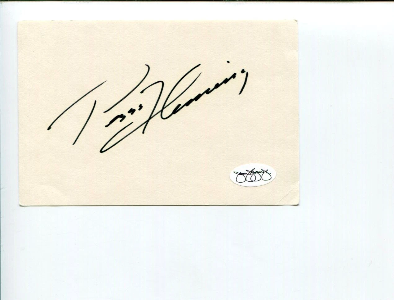 Peggy Fleming 1968 US Olympic Gold Figure Skater Signed Autograph JSA
