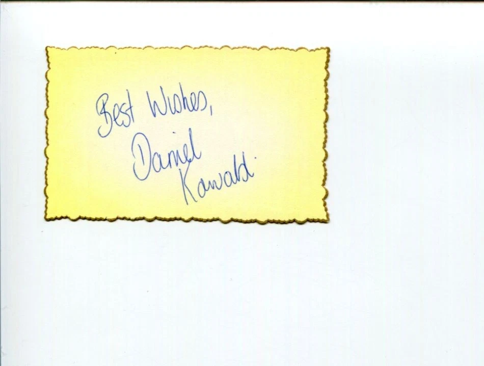 Daniel Kowalski Australia Olympic Gold Silver Bronze Swimmer Signed Autograph
