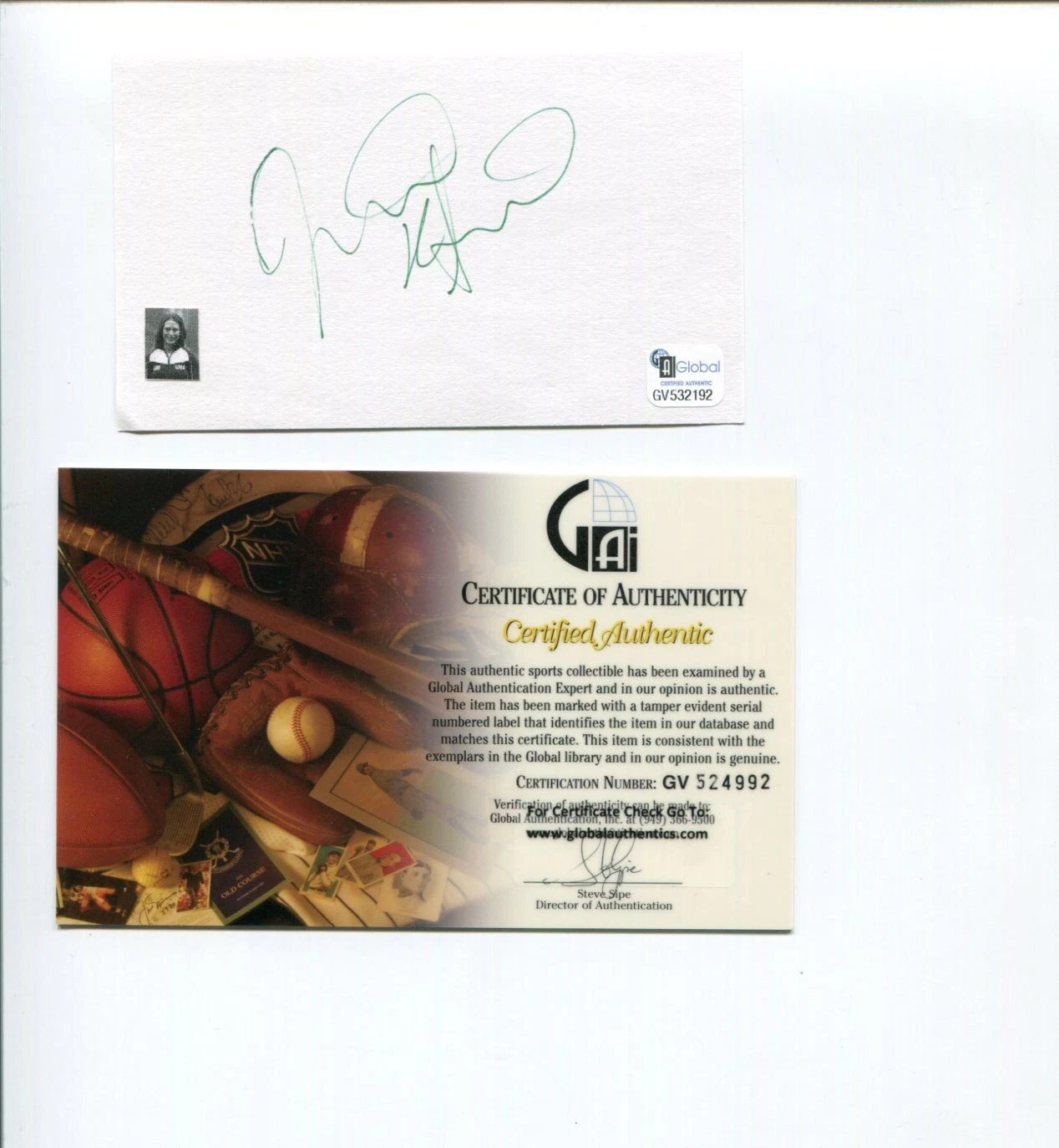 Jessica Schultz US Olympic Olympian US Champion Curler Signed Autograph COA
