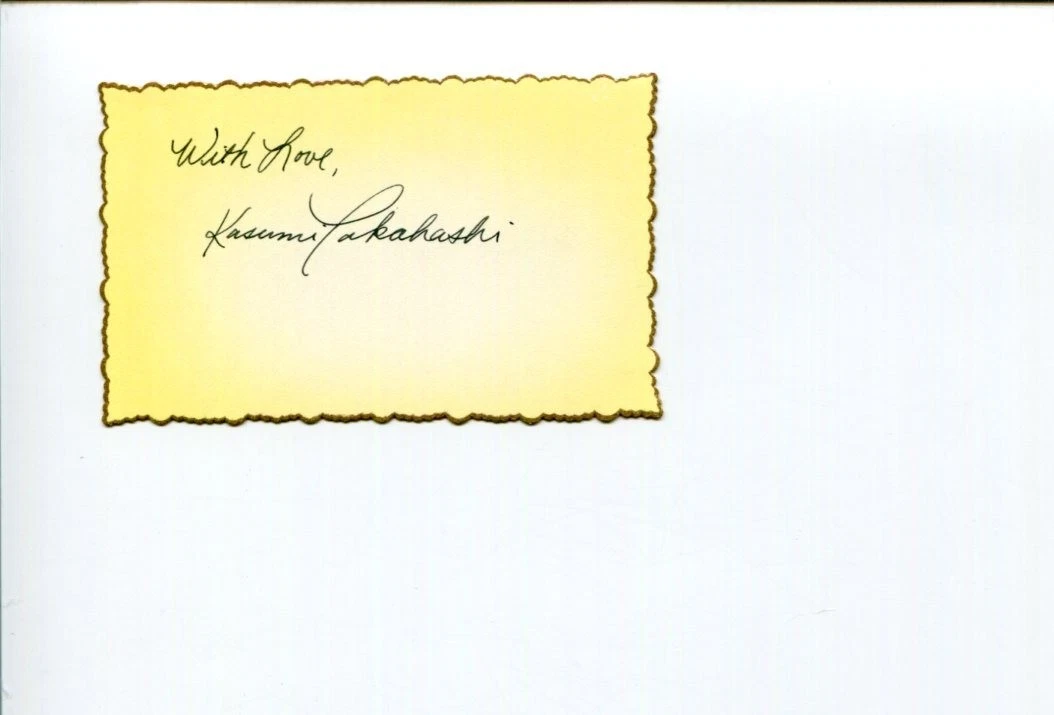 Kasumi Takahashi Australian Commonwealth Games Gold Gymnast Signed Autograph
