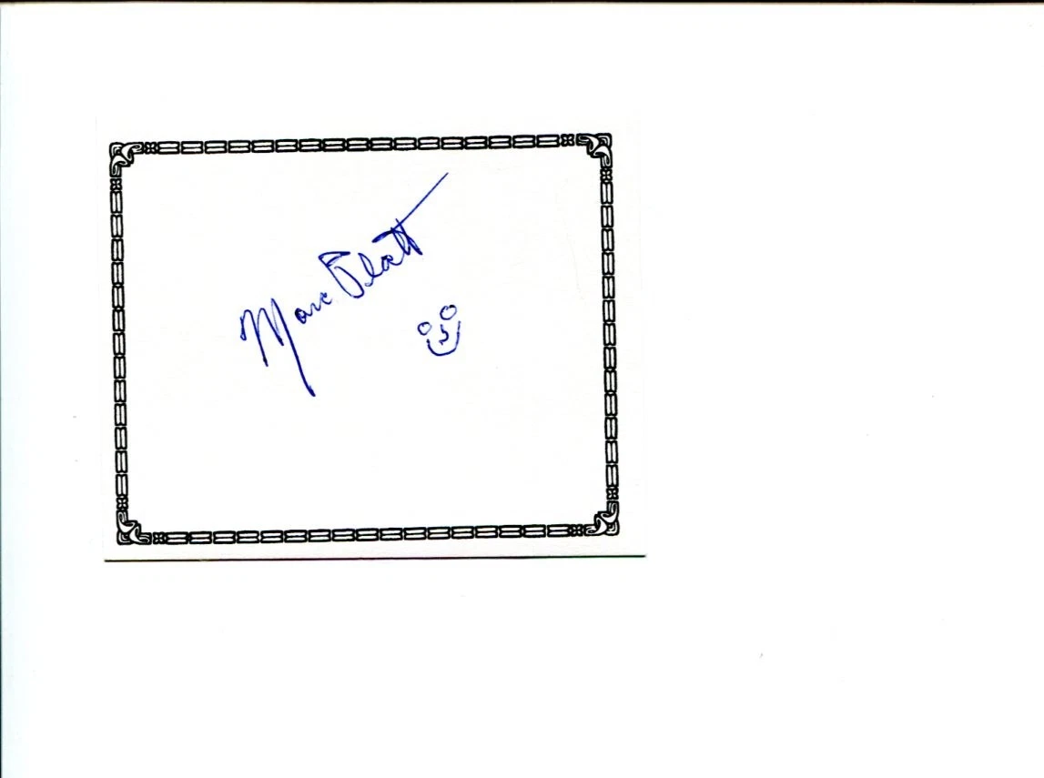 Marc Platt Ballet Russe Dancer Seven Brides for Seven Brothers Signed Autograph
