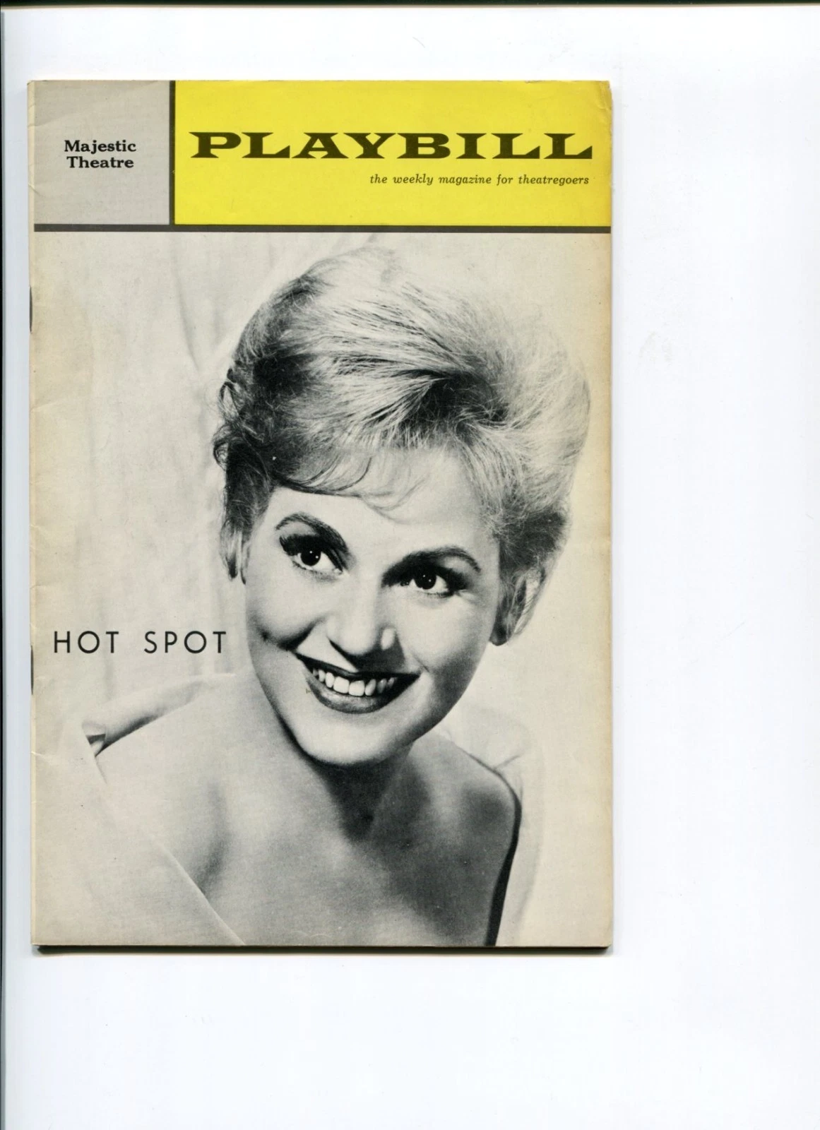Judy Holliday Joseph Campanella Conrad Bain Joseph Bova Hot Spot 1963 Playbill
